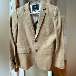 Boys J.Crew size 12 hundred percent linen jacket with pants.